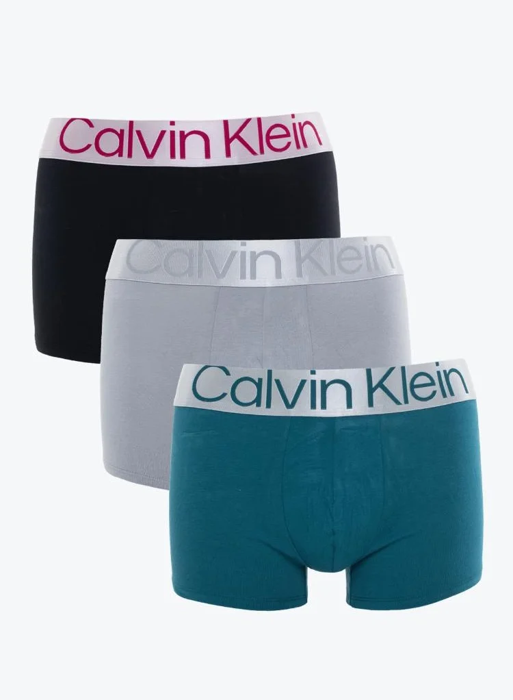 CALVIN KLEIN 3 Pack Logo Band Trunks