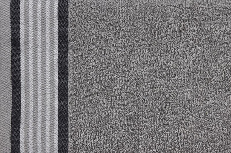 Casa Copenhagen He & She Super Soft Collection 2 Pieces 100% Super Soft Cotton Large Bath Towel (Size : 70 x 140 cm) -Dark Mirage Grey & Granite Grey - Image 4