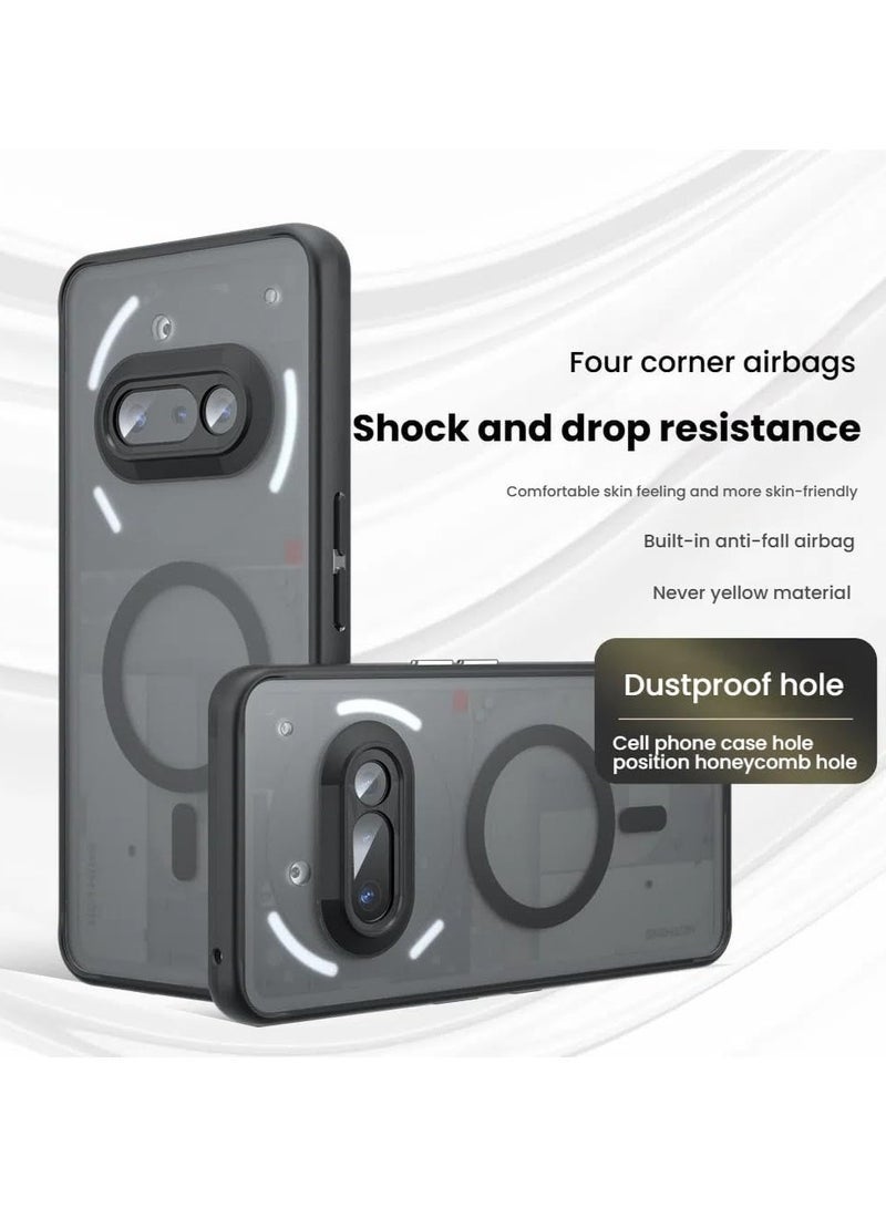 Case Compatible with Nothing Phone (3a), Built-in Precision Hole Lens Protection & Magnetic Function, Ultra-thin Skin-friendly Protective Cover for Nothing Phone 3A - Image 3