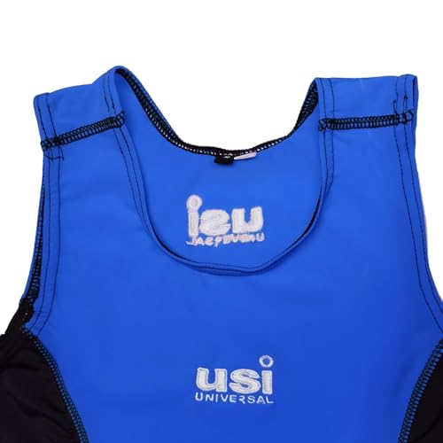 USI UNIVERSAL THE UNBEATABLE Wrestling Suit Costume Dress For Women, (Blue, Size S) Wrestling Singlet With Nylon Elastane Fabric 210 Gsm, Irritation Free Flat Lock Seam, Grip Elastic On Bottom Hole - Image 4