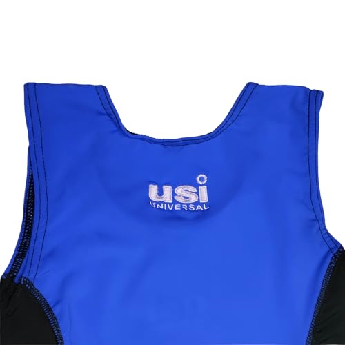 USI UNIVERSAL THE UNBEATABLE Wrestling Suit Costume Dress For Women, (Blue, Size S) Wrestling Singlet With Nylon Elastane Fabric 210 Gsm, Irritation Free Flat Lock Seam, Grip Elastic On Bottom Hole - Image 5