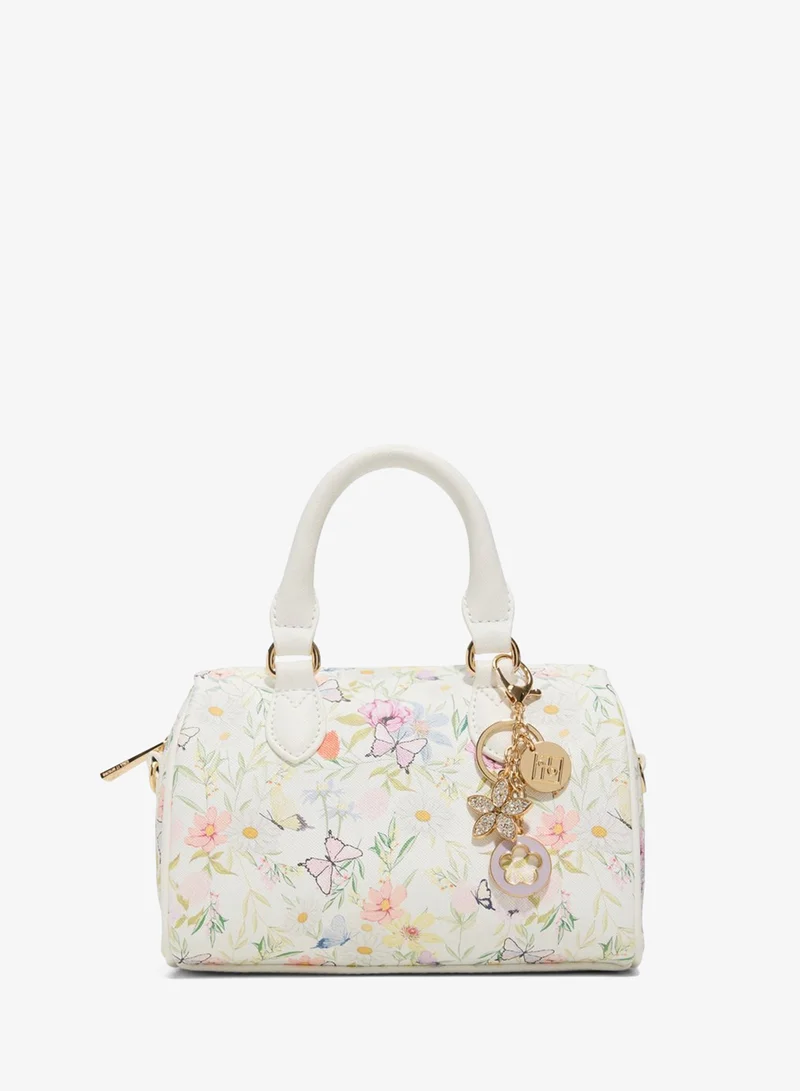 كول ات سبرنج TANAA Floral Patterned Barrel Bag