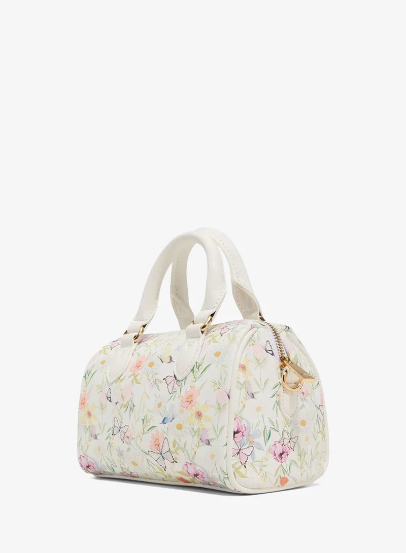 كول ات سبرنج TANAA Floral Patterned Barrel Bag