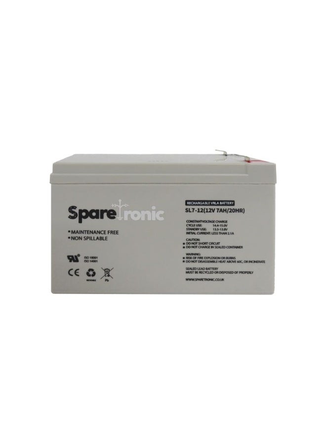 SL7-12 -, 7Ah, 12V, Lead-Acid Battery