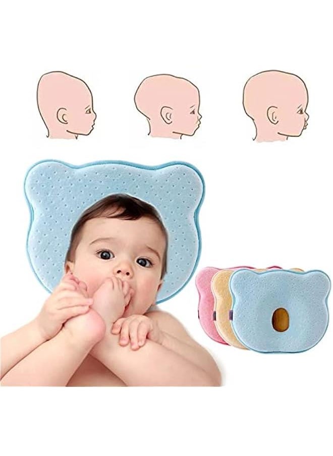 Gonice Baby Pillow Breathable Set, with Pillowcase for Infants or Toddlers, Prevents Flat Head and Shapes Infant's Head  - Image 3