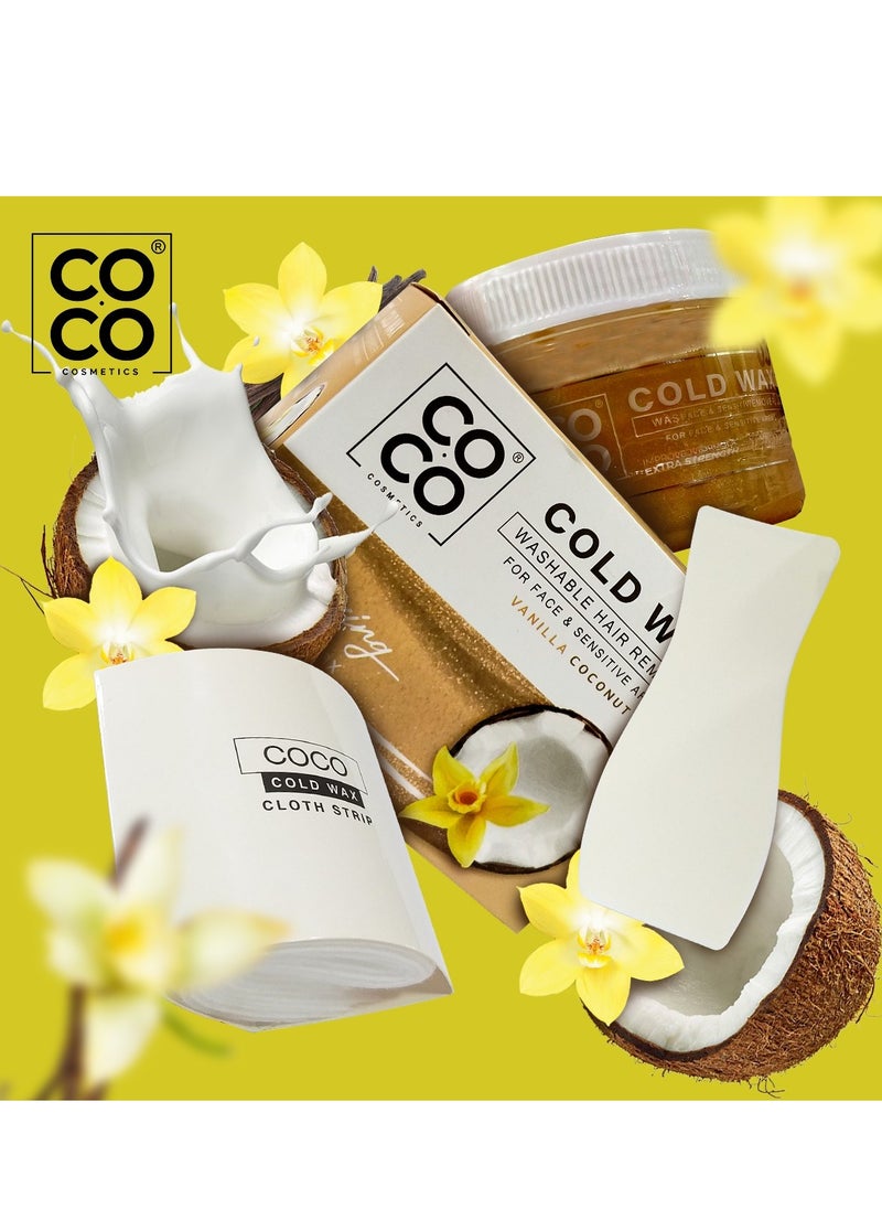 Coco - Wax Cold Wax Vanilla Coconut 250gm - Image 1