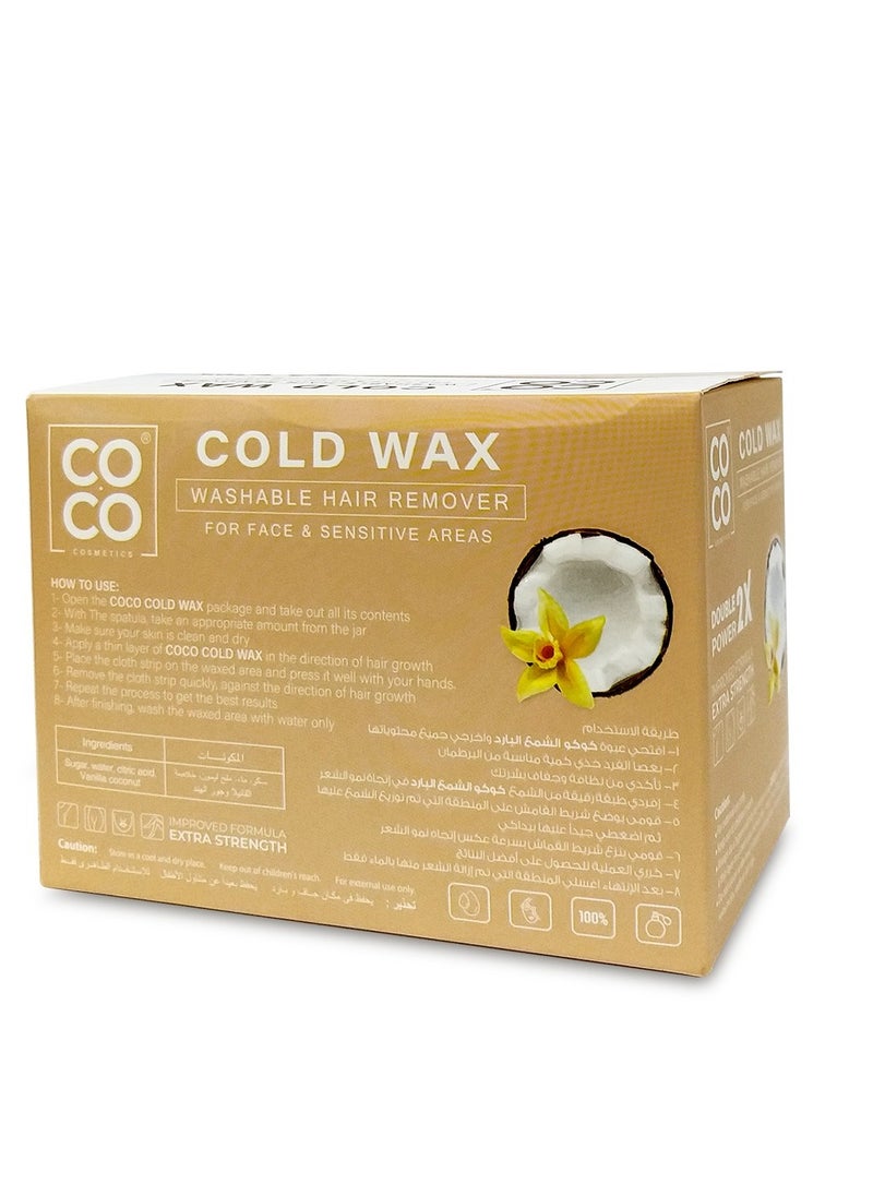 Coco - Wax Cold Wax Vanilla Coconut 250gm - Image 1