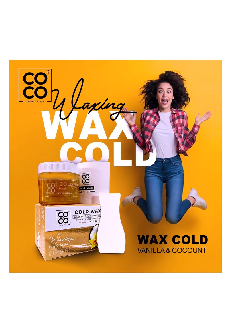 Coco - Wax Cold Wax Vanilla Coconut 250gm - Image 1