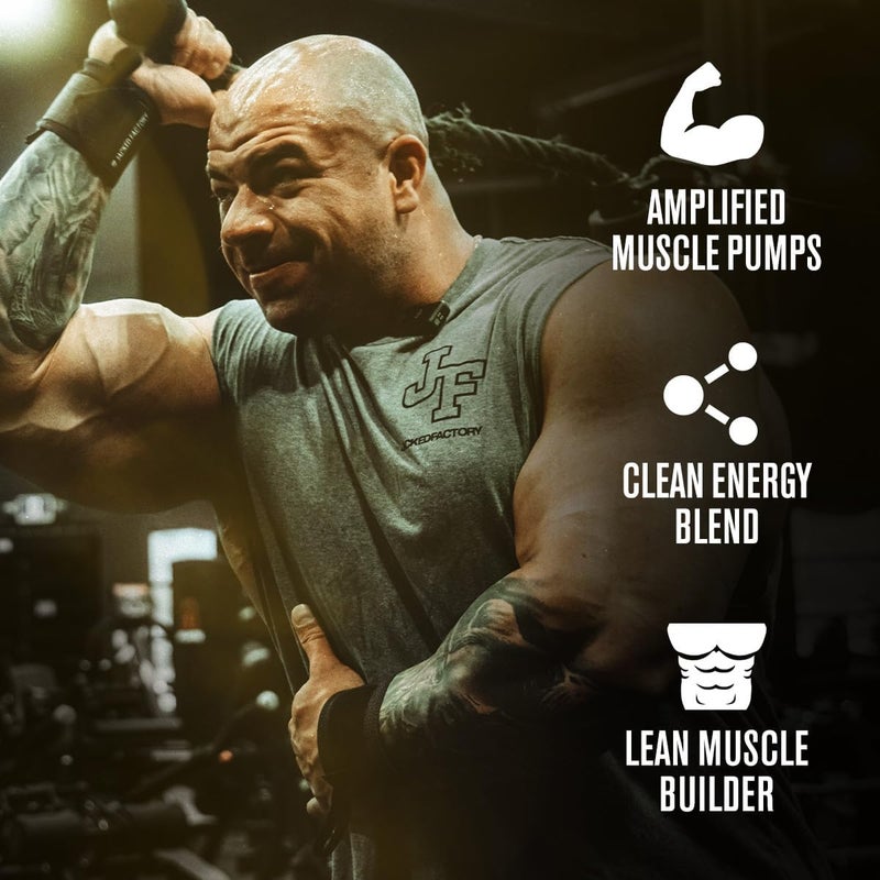 Jacked Factory Nitrosurge Build Pre Workout with Creatine for Muscle Building  Con Cret Creatine Powder  elevATP for Intense Energy Powerful Pumps  Endless Endurance  30 Servings Arctic White - Image 2