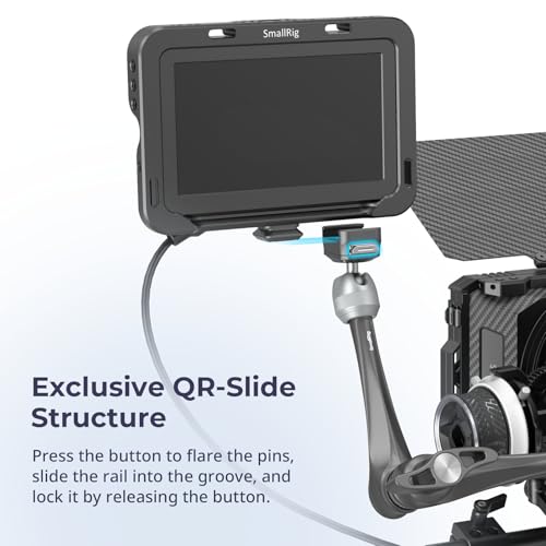 SMALLRIG 11 Rosette Magic Arm HawkLock H21 Quick Release Structure w 1420 Screws and AntiTwist Pins for Monitors Lights Max Load Cpacity 3kg - Image 3