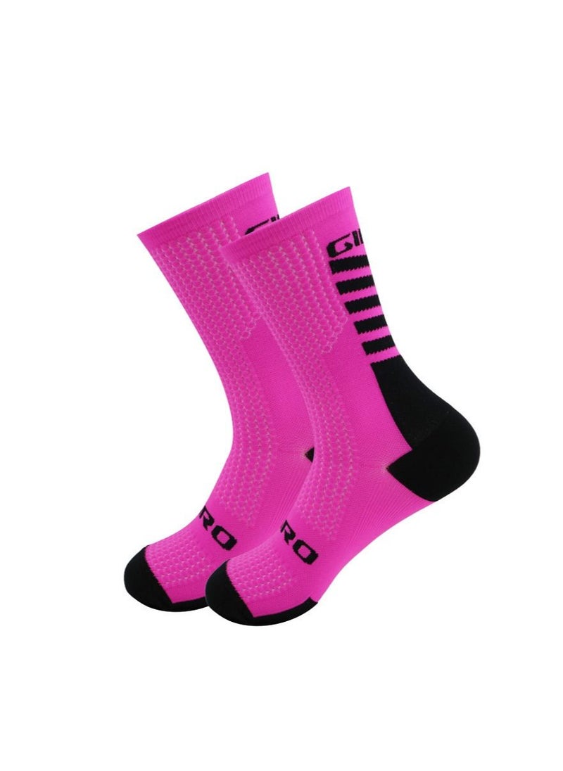 Loquat Anti Slip Mid Calf Sport Socks 