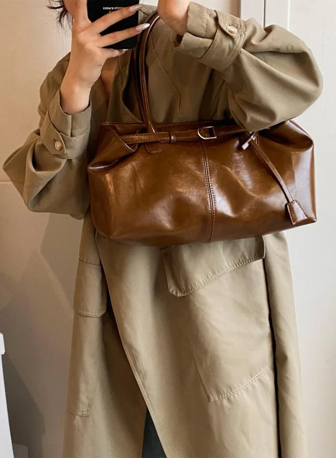 Take Two  solid Double Strap Shoulder Bag for Women | Best Price UAE