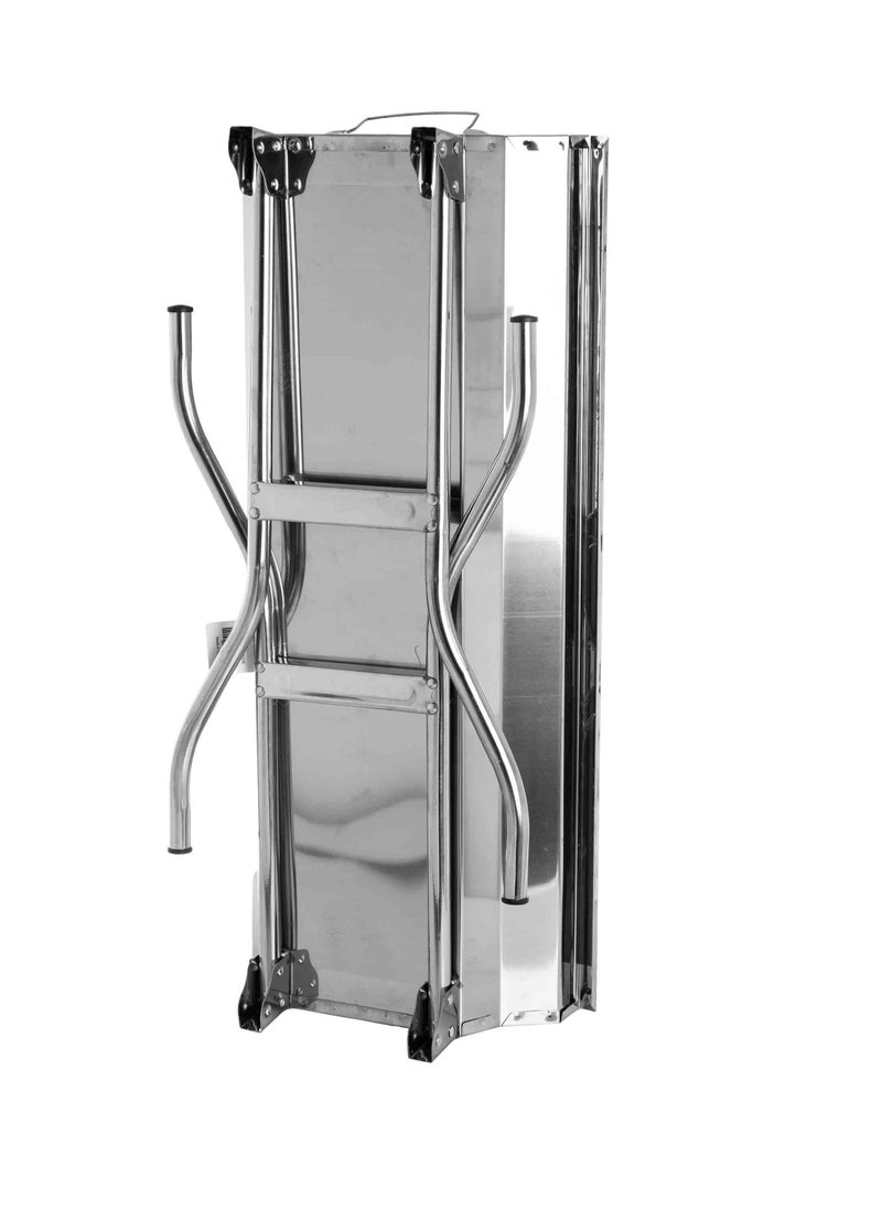 Dania - Foldable rectangular barbecue charcoal grill, size 73/34/70 cm - Image 1