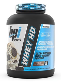 BPI SPORTS Whey HD Milk and Cookies 50 Serving 4.1lbs  - Image 2