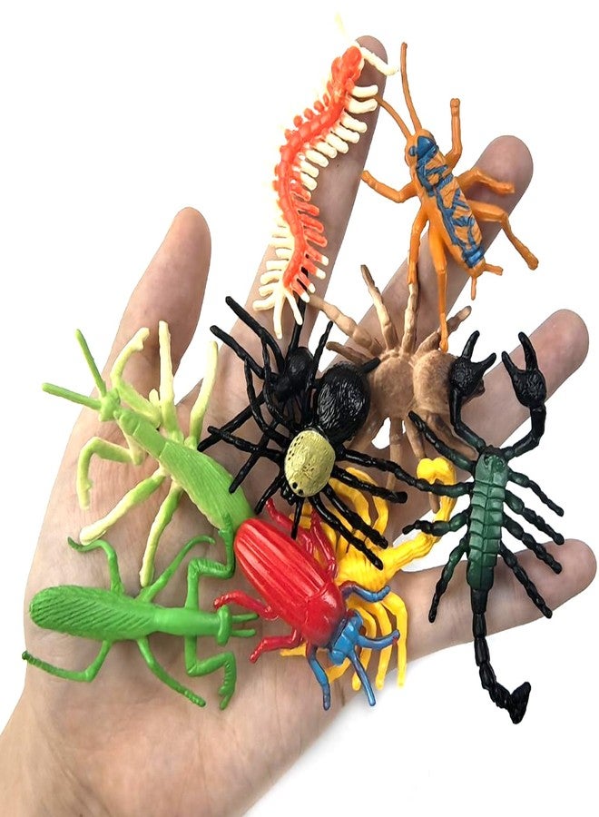 YOOHUA 112PCS Realistic Mini Bugs Toy Plastic Insects Figurines For Kid Children Toddler Fake Play Bug For Insect Themed Garden Party Halloween Goody Bag Filler Christmas Stocking Stuffers Cake Topper - Image 3
