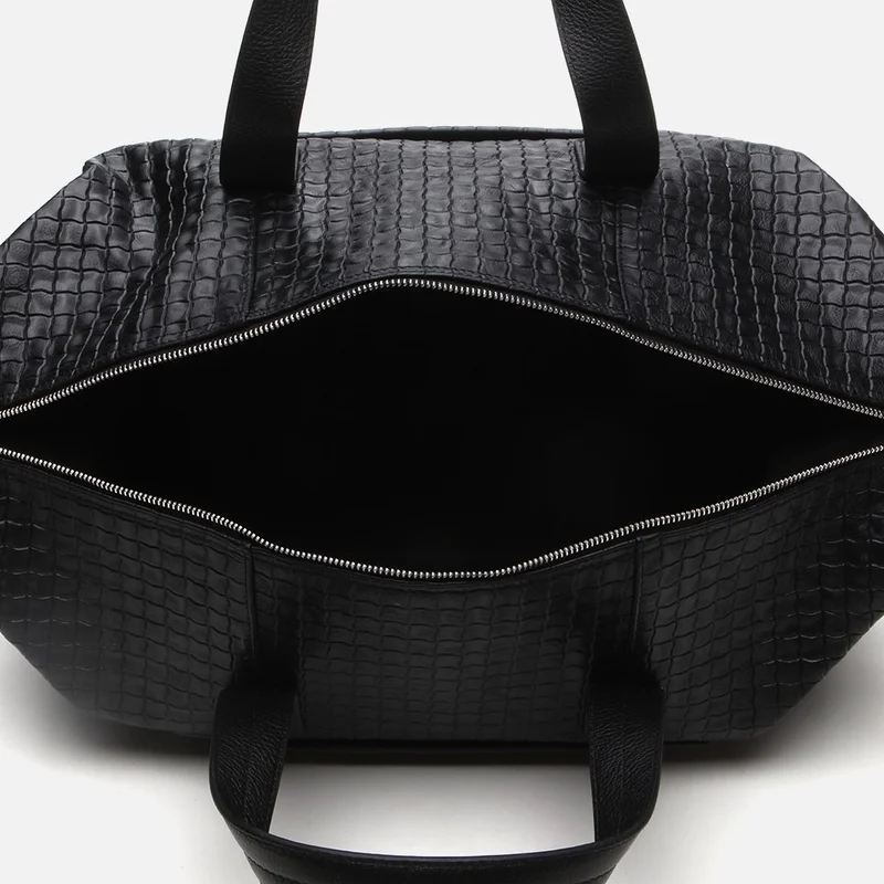 Hotiç 04CAH289030A100 GENUINE Leather Black Men's Bag