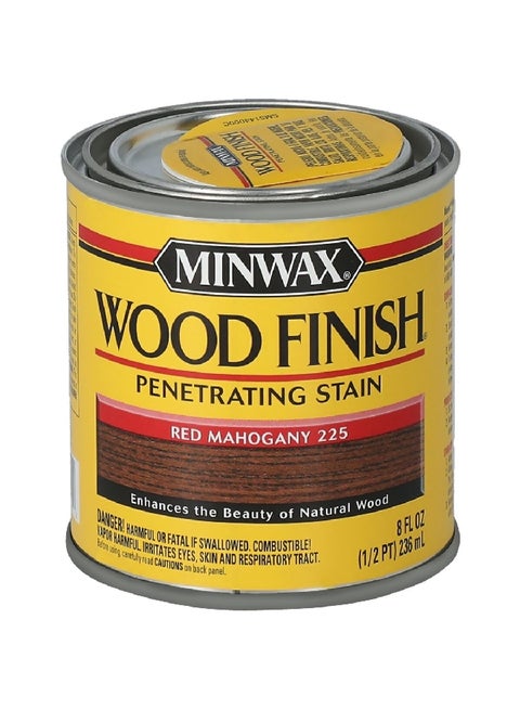 Penetrates Wood Stain Red Mahogany 236 8 fl oz 222504444