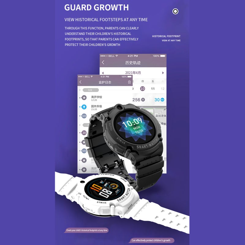 4G Kids Smartwatch: IP67 Waterproof 680mAh Battery - 4G Full Netcom Video Call Gps Wi-Fi Wrist Watch for Boys Girls Birthday Gift Use - Image 5