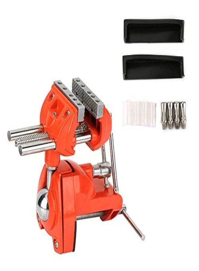 Simlug C Clamp Vise Table Vise, Mini Rotating Clamp Vise Adjustable 70Mm Jaw Width Vise Table Clamp For Workbench Woodwork - Image 1