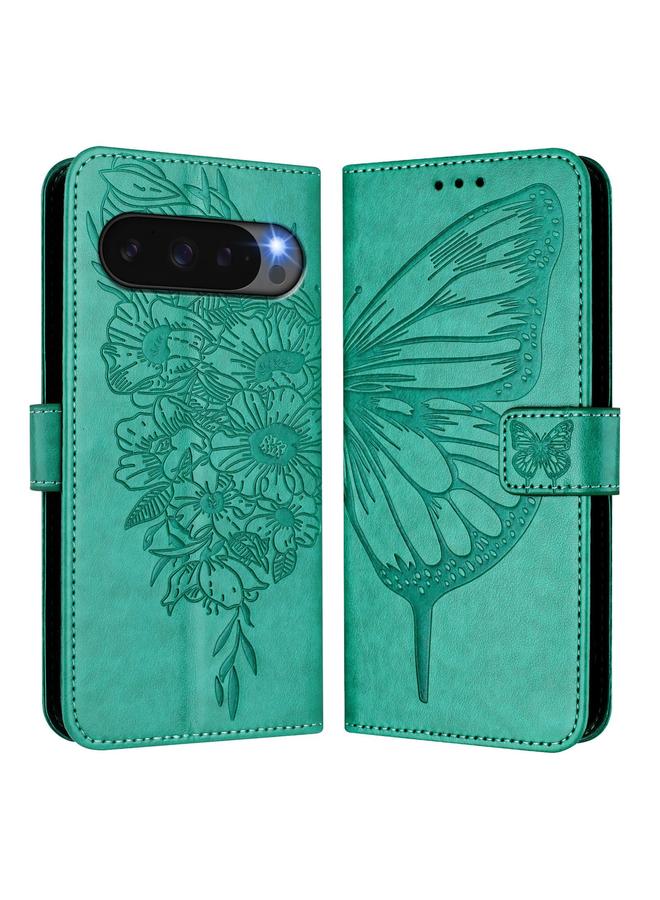 اس-توب جراب لهاتف Google Pixel 10 / 10 Pro+ جراب هاتف جلدي منقوش عليه فراشة - Image 2