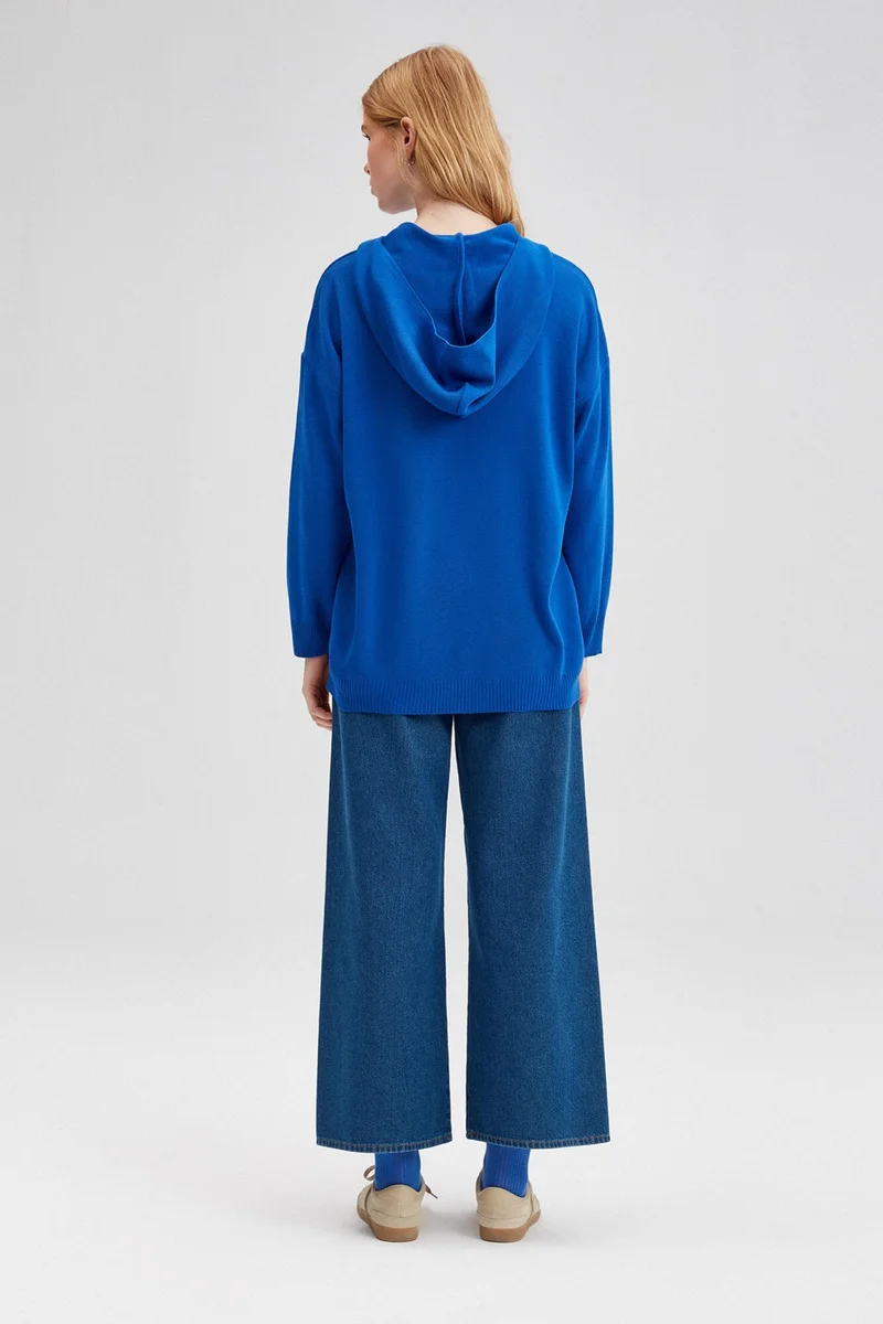 touche prive Touche Hooded Knitted Sweater