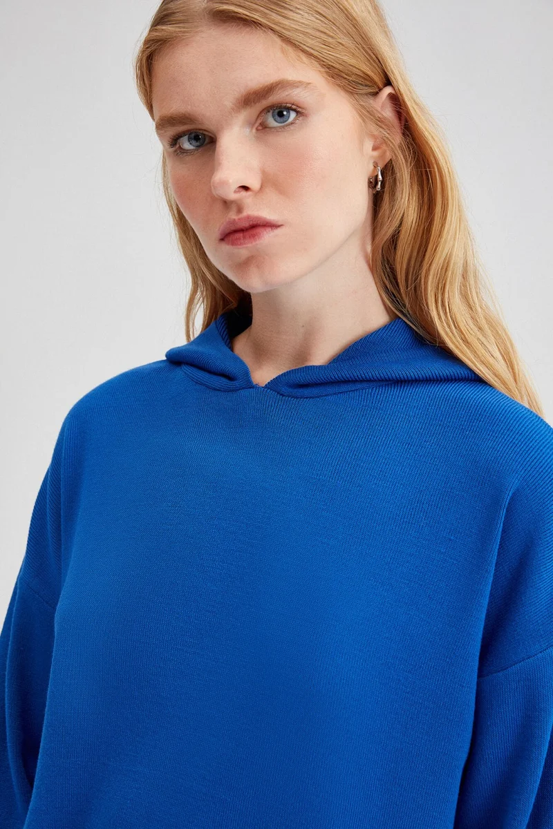 touche prive Touche Hooded Knitted Sweater