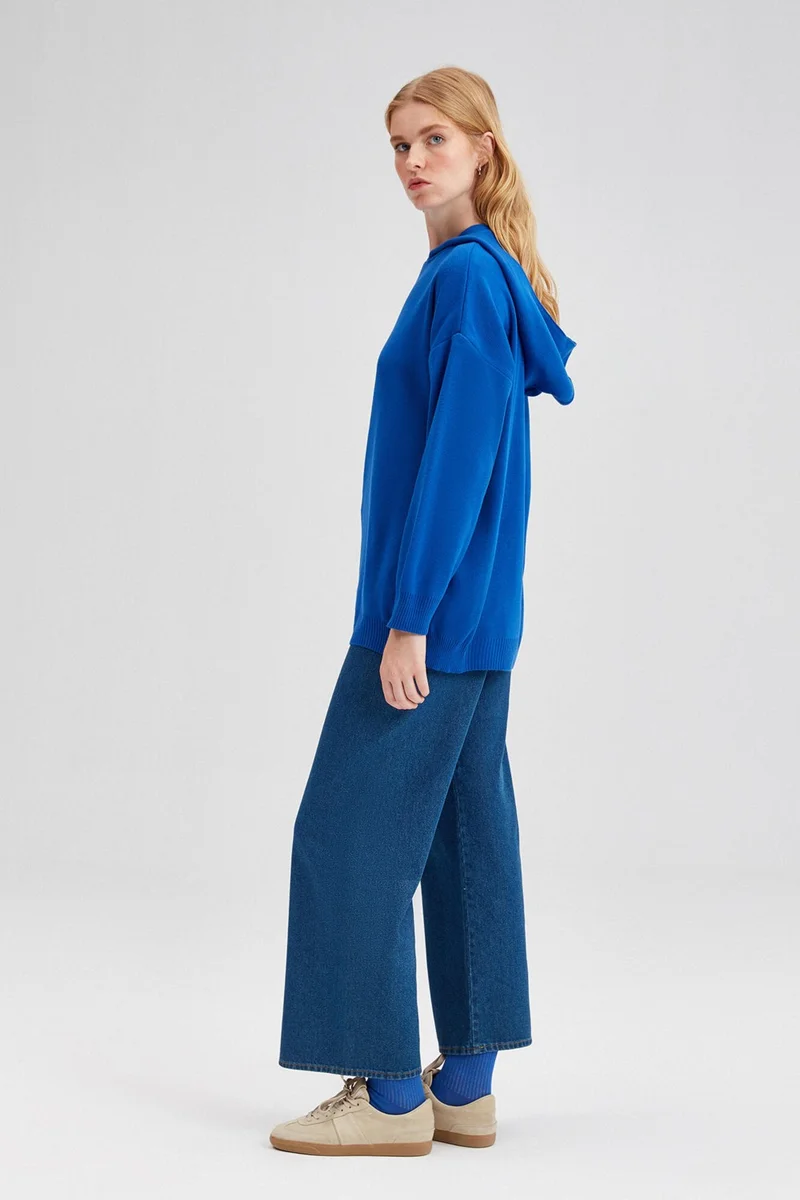 touche prive Touche Hooded Knitted Sweater