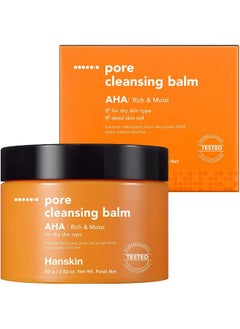 Hanskin Pore Cleansing Balm Aha Rich & Moist 80G  - Image 1