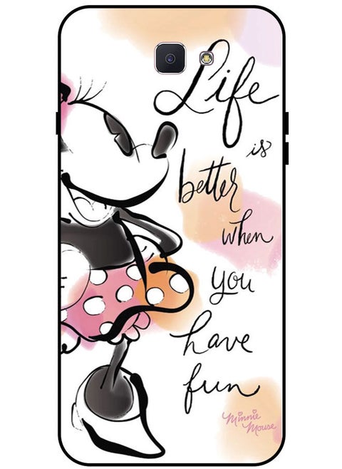 Protective Case Cover For Samsung Galaxy J7 Prime Smart Series Printed Protective Case Cover for Samsung J7 Prime Life Is Better When You Have Fun