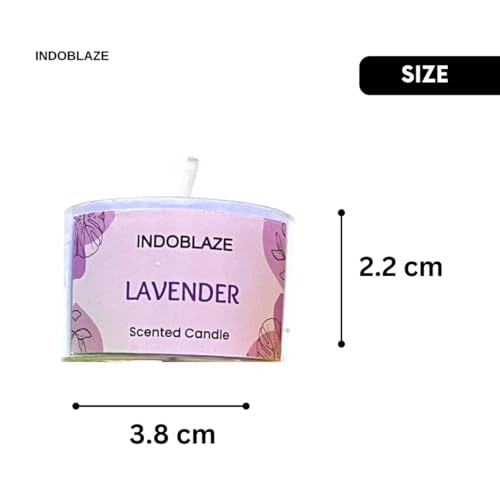 Indoblaze Scented Candles Gift Set, 6 Fragrances, Reusable Acrylic jar, Perfect Aroma Candles Gift Set (6) - Image 5