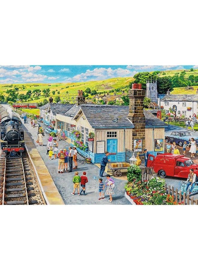 Trefl - Tea Time Train Station Premium Puzzle 1000 Pieces - 10810 - Image 2