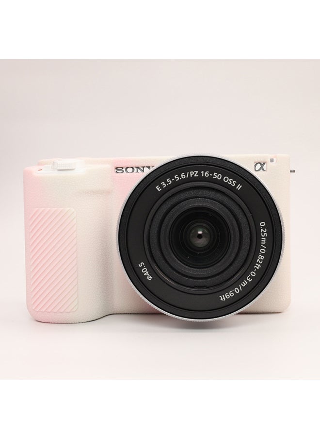 Generic For Sony ZVE-10M2 Camera Case ZVE10M2 Silicone Case ZVE10II Case Soft Case-Color:Zve10m2 Sun Pattern Off-white  - Image 4