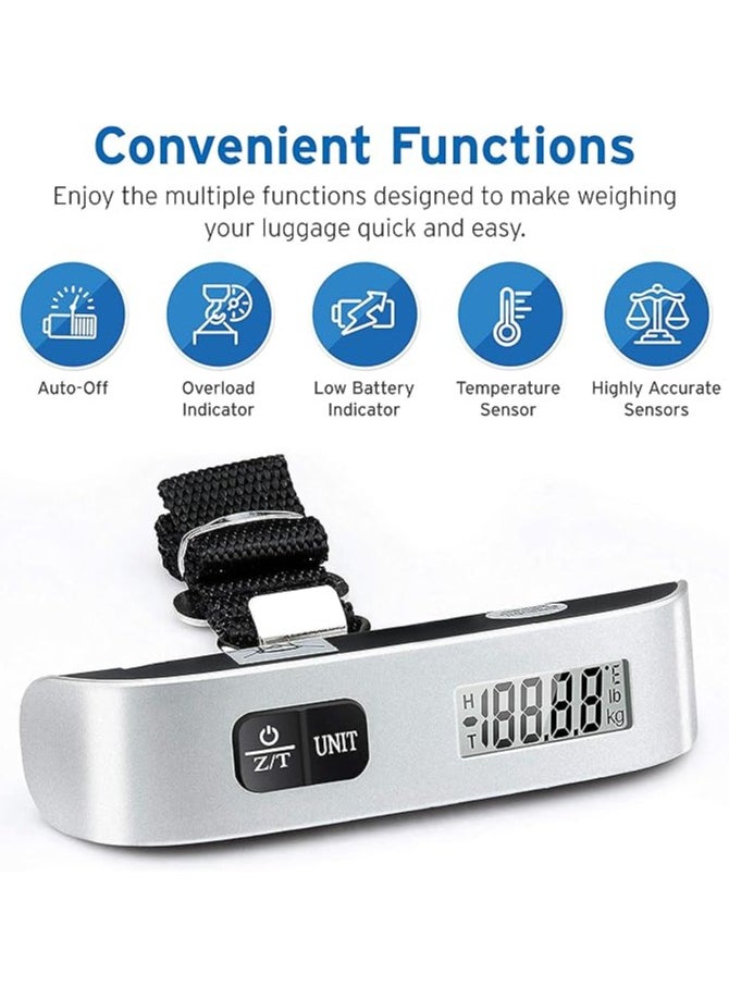 ETEKCITY - Luggage Scale for Travel Digital Suitcase Weight Scale 110 Pounds - Image 1