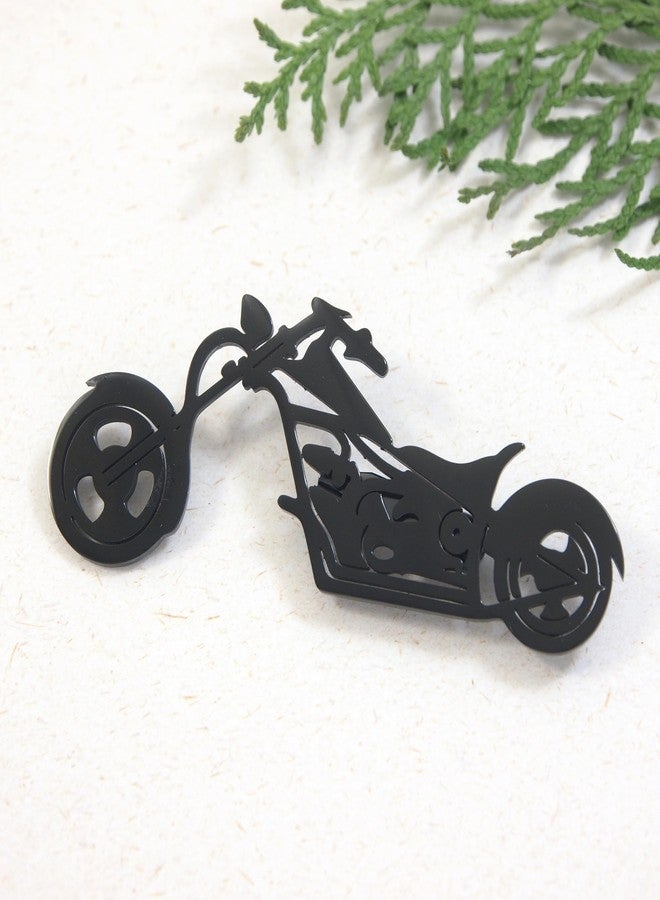 Adorn Stainless Steel Premium Designer Motorbike Brooch For Men/Women (B2303) - Image 3