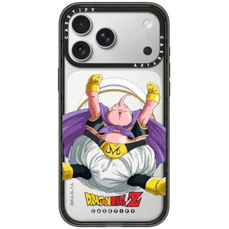 Casetify Impact iPhone 17 Pro Max Case 【Dragon Ball Colab/Slim/Magsafe / 8.2 ft. 4X Military Grade Drop Protection】 - Majin Buu Good - Clear Black - Image 1