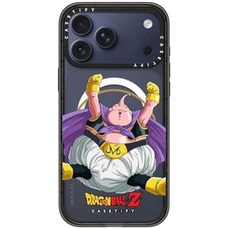 Casetify Impact iPhone 17 Pro Max Case 【Dragon Ball Colab/Slim/Magsafe / 8.2 ft. 4X Military Grade Drop Protection】 - Majin Buu Good - Clear Black - Image 3