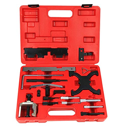 BestsQ Engine Timing Tool Flywheel Locking Tool Kit for Ford Mazda Camshaft 1.4 1.6 1.8 2.0 Di/TDCi/TDDi Engine - Image 1