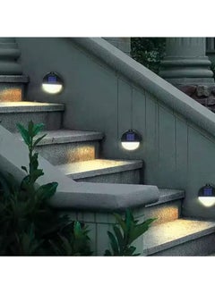 Generic Solar Powered Outdoor Garden Wall Light for Patio, Pathway, Landscape, LED Stair Light with Motion Sensor 2pcs  - Image 3