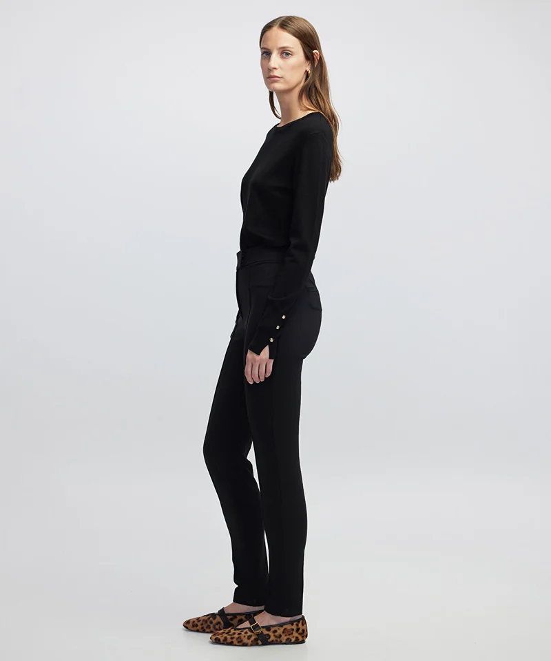 ابيكول High-Rise Skinny Trousers