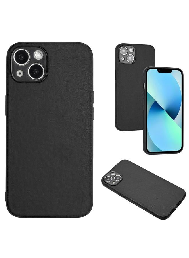 Zaboon For iPhone 13 Pro Leather Pattern Phone Single Case(Black) 