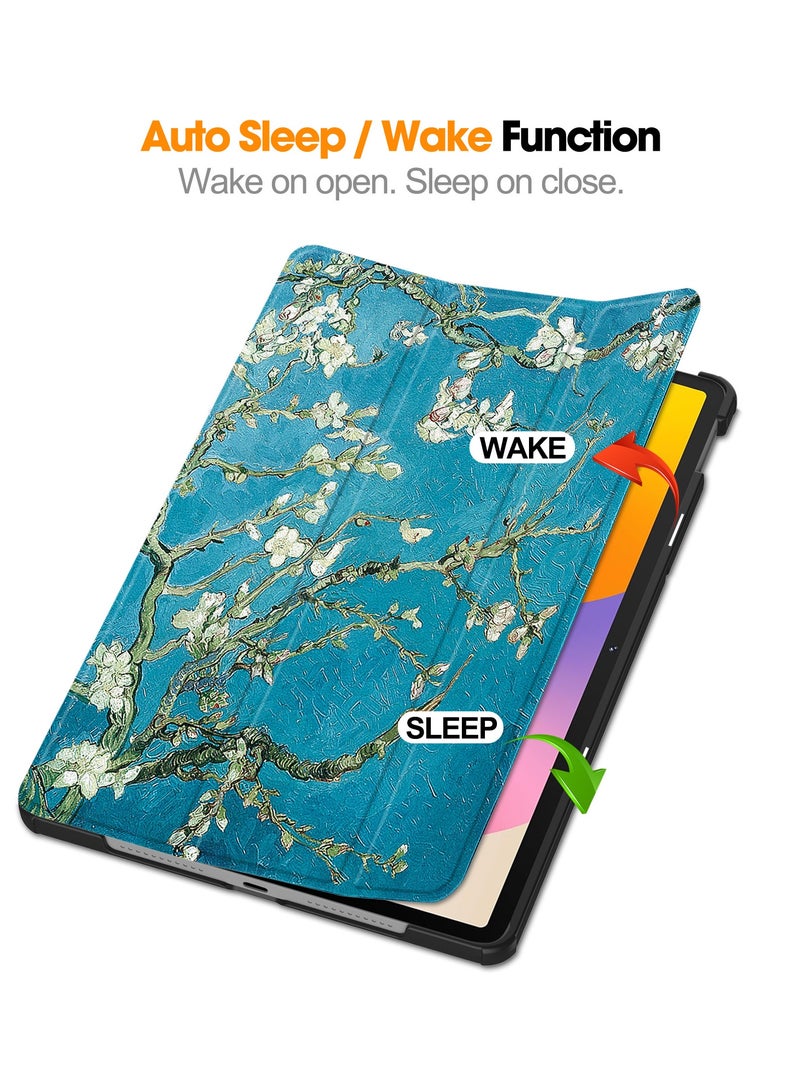 عام حافظة متوافقة مع هواوي ماتي الوسادة سي 11 بوصة 2024 ثلاثي أضعاف حافظة تابلت ذكية ، الصلب الكمبيوتر الخلفي قذيفة ضئيلة زوايا مشاهدة متعددة حامل فوليو غطاء - Image 5