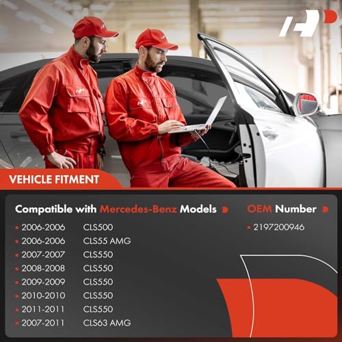 A-Premium Electric Power Window Regulator Without Motor Compatible with Mercedes-Benz C209 CLS550 2006-2011 CLS63 AMG 2006-2011 Sedan Front Left Driver Side Replaces# 2197200946 - Image 2