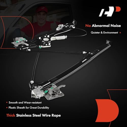 A-Premium Electric Power Window Regulator Without Motor Compatible with Mercedes-Benz C209 CLS550 2006-2011 CLS63 AMG 2006-2011 Sedan Front Left Driver Side Replaces# 2197200946 - Image 4