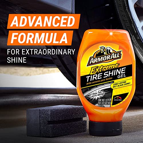 Armor All Extreme Tire Shine Gel by Armor All, Tire Shine for Restoring Color and Tire Protection, 18 Fl Oz - Image 4