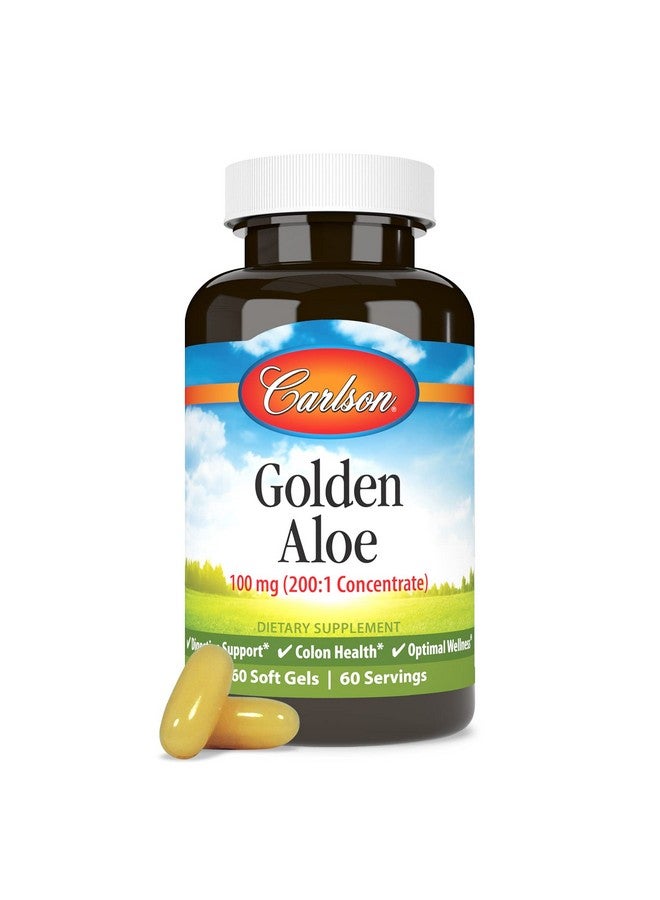 Carlson Labs Golden Aloe 100 mg, 60 CT - Image 5