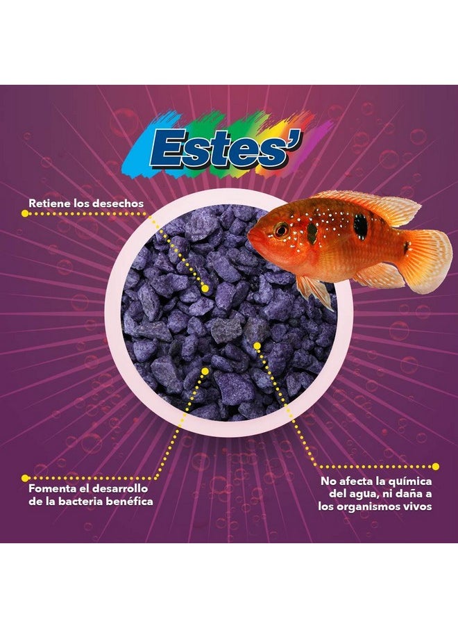 Estes Spectrastone Permaglo Lavender Aquarium Gravel For Freshwater Aquariums, 5Pound Bag  - Image 5
