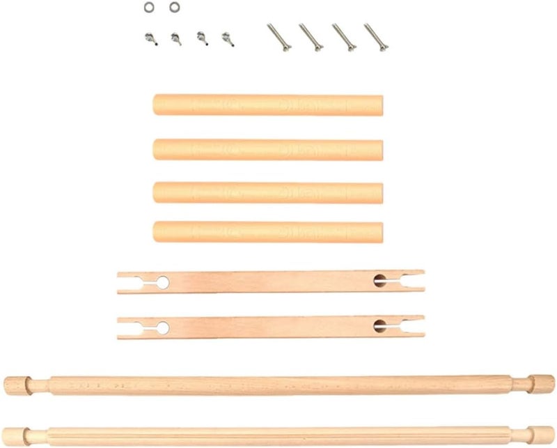 Homoyoyo Beech Wood Cross-Stitch Embroidery Frame Holder, Practical Embroidery Tapestry Stand for Needlework Crafts and Stitching Projects - Image 1