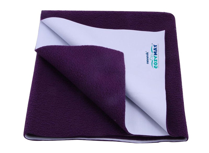 Newnik Premium Quick Water Resistant Dry SheetWaterproof Baby Bed Protector Sheet Mattress Protect Size 200cm X 260cm Plum Double Bed - Image 1