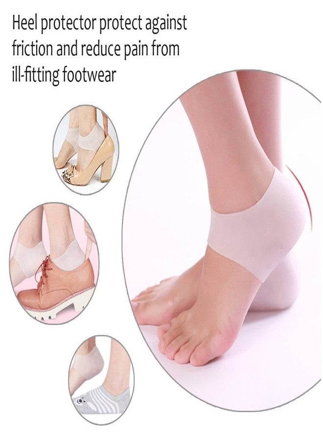 Naivete Silicon Moisturising Heel Swelling Pain Relief Foot Support to Eliminate cracks - Image 4