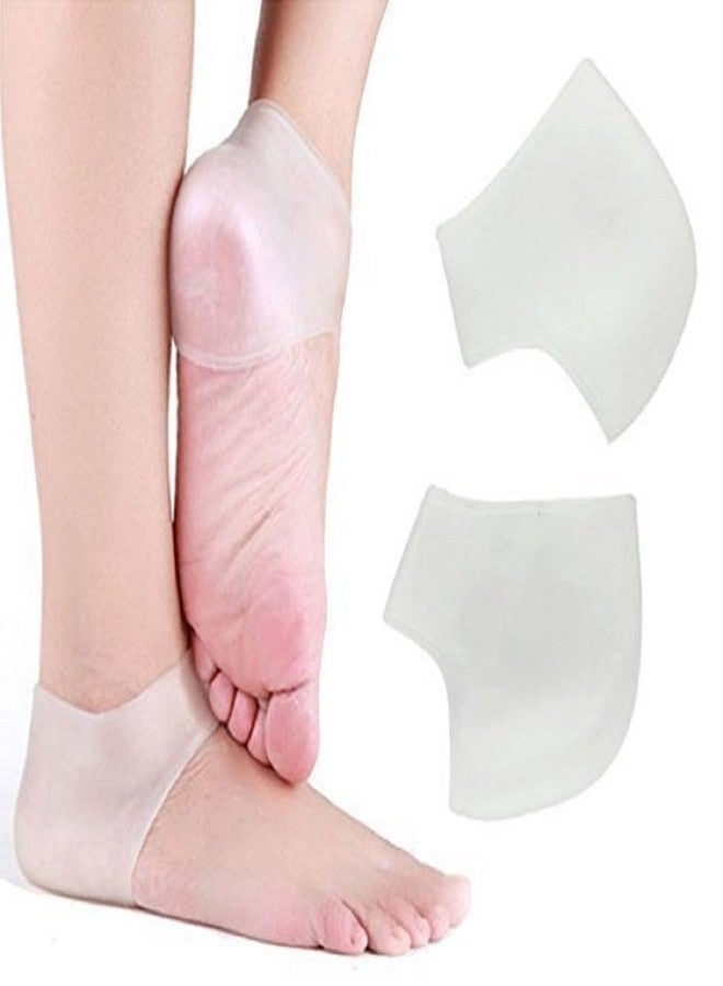 Naivete Silicon Moisturising Heel Swelling Pain Relief Foot Support to Eliminate cracks - Image 1